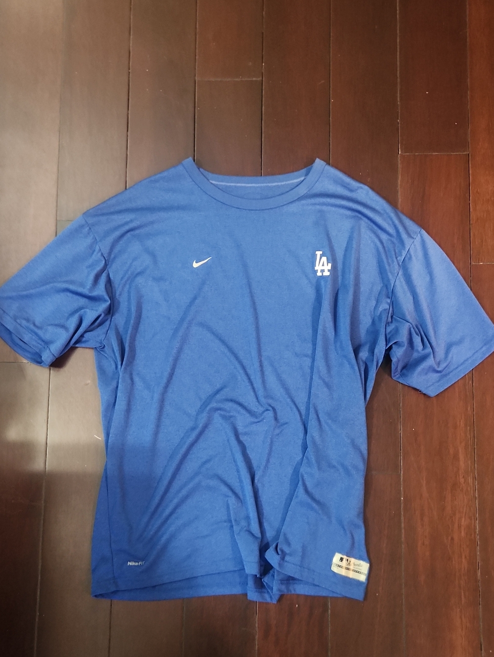 Nike Los Angeles Dodgers Blue Short Sleeve Logo Tee